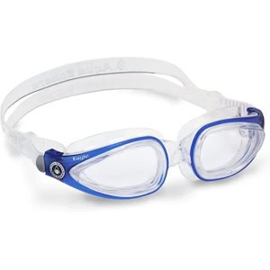 Os Óculos de Natação Aquasphere Eagle usam lentes intercambiáveis ​​para visão corretiva personalizada. O uso de uma combinação única de uma saia de silicone de uma peça e moldura de uma ponte nasal com o sistema patenteado de lentes intercambiáveis ​​da Aquasphere permite que o nadador adquira lentes de prescrição para cada olho.