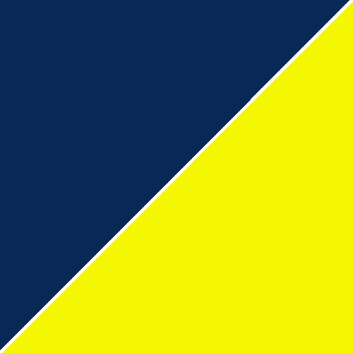 Azul - Amarelo Neon