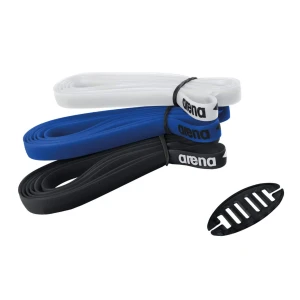 O Elástico de Substituição para Óculos Arena Cobra - 3 unidades é o acessório perfeito para qualquer um dos nossos óculos Cobra. O conjunto inclui três tiras de diferentes cores com o nosso nome estampado, permitindo personalizar os seus óculos ou ter uma peça de substituição quando necessário. Uma adição prática ao seu kit de natação.