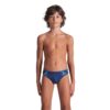 O Fato de Banho Menino Arena Poseidonia Briefs para rapazes, da linha arena Performance, são a escolha perfeita para nadadores competitivos e regulares que treinam frequentemente na piscina. Com um design elegante e resistente ao cloro, garantem desempenho e durabilidade.