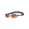 Óculos de Natação Arena Cobra Edge Swipe Espelhado Dourado-Vermelho Aprovado World Aquatics