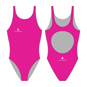 Fato de Banho Mulher Aqua Instinct Elite Rosa Choque