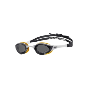 Óculos de Natação Arena Cobra Edge Swipe Branco-Dourado Aprovado World Aquatics