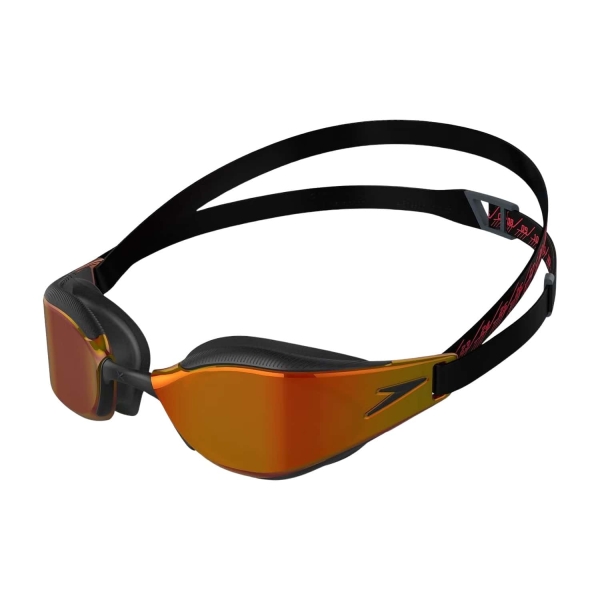 8-12818F977_1 Óculos de Natação Speedo Fastskin Hyper Elite Espelhado Preto Dourado