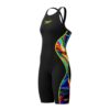 Speedo Fastskin LZR Pure Intent 2.0 Preto Azul Amarelo Costas Fechadas