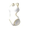 Fato de Banho Mulher Arena One Biglogo Branco – Dourado
