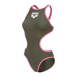 Fato de Banho Mulher Arena One Biglogo Sage - Rosa