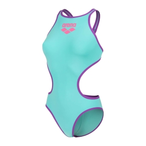 Fato de Banho Mulher Arena One Biglogo Água - Roxo