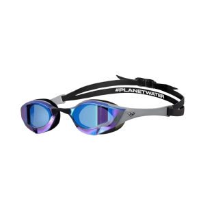 Óculos de Natação Arena Cobra Edge Swipe Espelhado Azul-Prata Aprovado World Aquatics