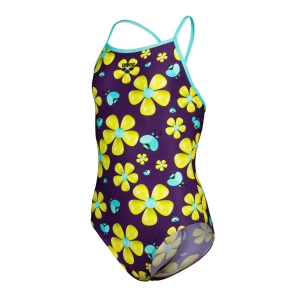 Fato de Banho Menina Arena Lightdrop Spring Plum