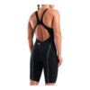 Fato de Banho Competição Mulher Arena Powerskin Veloce Black-Teal Costas Abertas