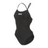 Fato de Banho Mulher Arena Tie Back Solid Preto