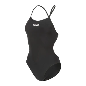 Fato de Banho Mulher Arena Tie Back Solid Preto