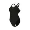 Fato de Banho Mulher Arena Team Swim Tech Solid Preto