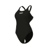 Fato de Banho Mulher Arena Team Swim Tech Solid Preto
