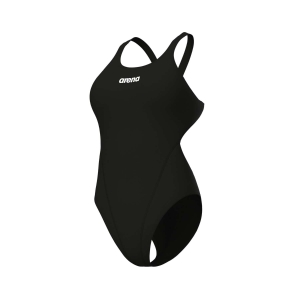 Fato de Banho Mulher Arena Team Swim Tech Solid Preto