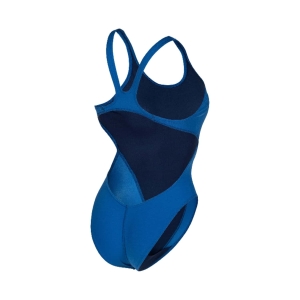 Fato de Banho Mulher Arena Team Swim Tech Solid Navy