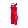 Fato de Banho Mulher Arena Powerskin Carbon Air2 Vermelho Costas Fechadas