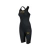 Fato de Banho Mulher Arena Powerskin Carbon Air2 Preto Costas Fechadas