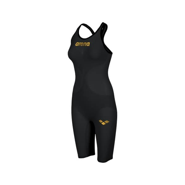 001129-553-1 Fato de Banho Mulher Arena Powerskin Carbon Air2 Preto Costas Fechadas