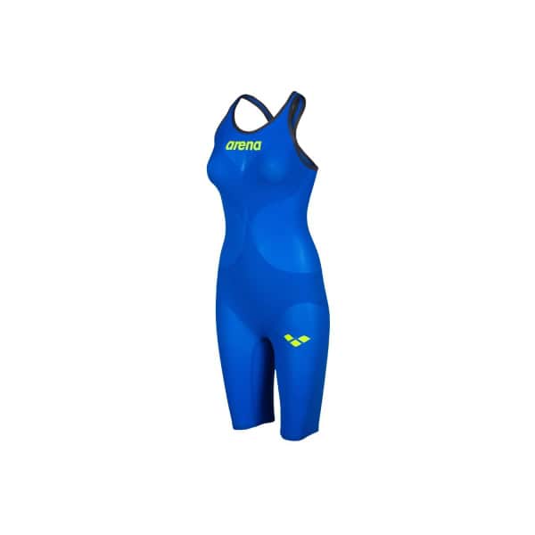001129-853-1 Fato de Banho Mulher Arena Powerskin Carbon Air2 Azul Costas Fechadas