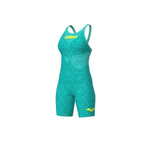 Mulher Arena Powerskin Carbon Air2 Water Maze Costas Abertas