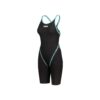 Arena Powerskin Primo Preto-Teal Costas Abertas