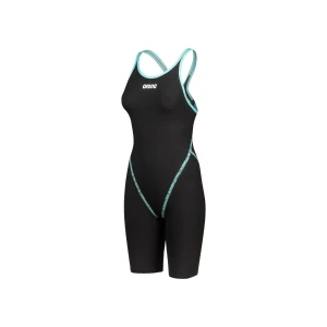 Arena Powerskin Primo Preto-Teal Costas Abertas
