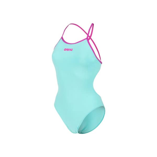 10350-891_1 Fato de Banho Mulher Arena Tie Back Solid Água