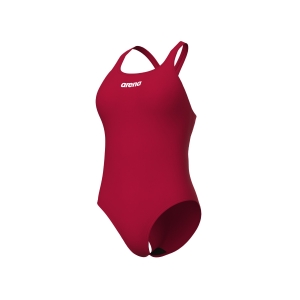 Fato de Banho Mulher Arena Team Swim Pro Vermelho
