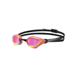 Óculos de Natação Arena Cobra Core Swipe Espelhado Violeta Aprovado World Aquatics: tecnologia anti-fog 10x mais duradoura, visão ampla e design hidrodinâmico.