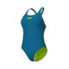 O Fato de Banho Mulher Arena Team Swim Pro Azul é um fato de banho de treino resistente ao cloro, confortável e durável, ideal para natação frequente.