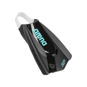 Barbatanas de Natação Arena Powerfin Pro II Flex Preto: silicone macio, lâmina curta e máxima propulsão para treino técnico, força e conforto na natação.