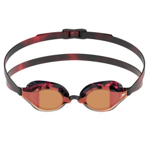 Óculos de Natação Speedo Fastskin Speedsocket 2 Espelhado Vermelho Dourado Aprovado World Aquatics: visão periférica ampliada, perfil ultra-baixo e lentes espelhadas. Aprovado pela World Aquatics.