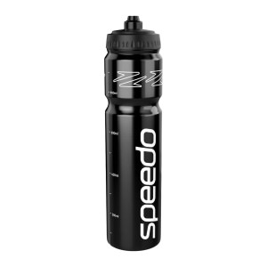 A Garrafa Speedo 1L Preto é prática, ergonómica e ideal para manter a hidratação durante treinos longos de natação ou ginásio.