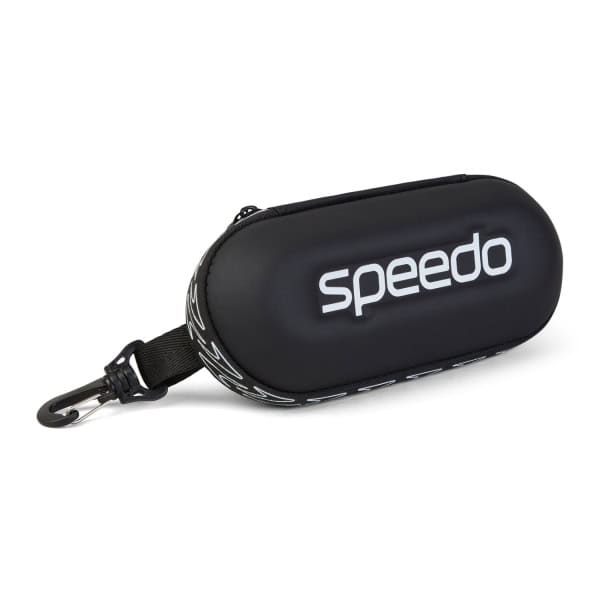 O Bolsa Óculos Speedo Goggle Case Preto protege os teus óculos de natação contra riscos e impactos, com estrutura rígida, drenagem e fixação prática.