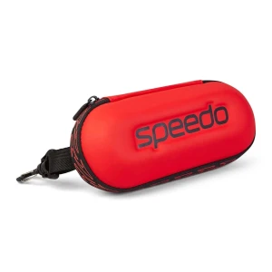 O Bolsa Óculos Speedo Goggle Case Vermelho protege os teus óculos de natação contra riscos e impactos, com estrutura rígida, drenagem e fixação prática.