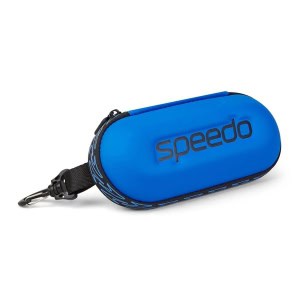 O Bolsa Óculos Speedo Goggle Case Azul protege os teus óculos de natação contra riscos e impactos, com estrutura rígida, drenagem e fixação prática.