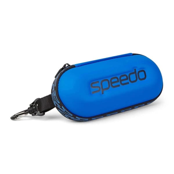 O Bolsa Óculos Speedo Goggle Case Azul protege os teus óculos de natação contra riscos e impactos, com estrutura rígida, drenagem e fixação prática.