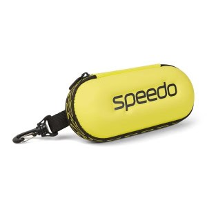 O Bolsa Óculos Speedo Goggle Case Amarelo protege os teus óculos de natação contra riscos e impactos, com estrutura rígida, drenagem e fixação prática.