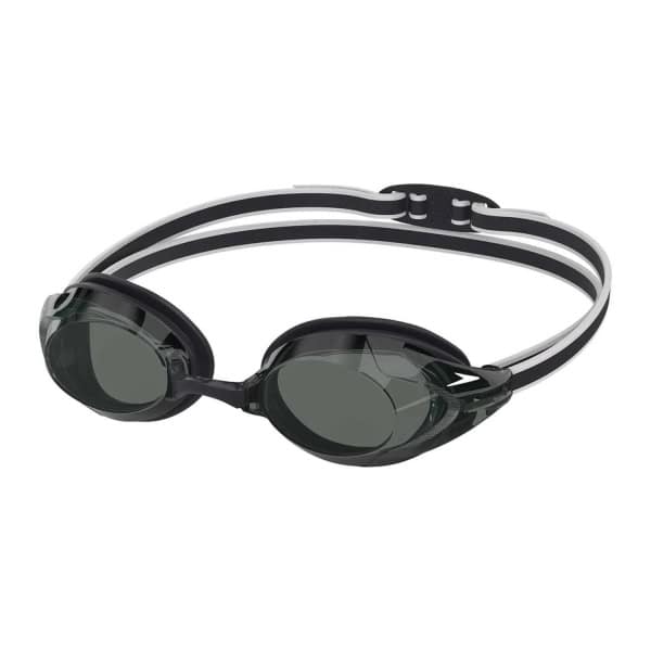 Óculos de Natação Speedo Vanquisher 3.0 Preto Aprovado World Aquatics: +14% de visão, conforto superior e perfil hidrodinâmico.
