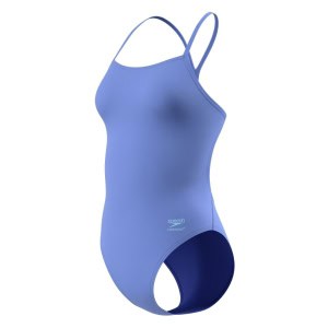 O Fato de Banho Mulher Speedo V-Back 2.0 Moonlight Lavender combina ajuste compressivo, alças em V e tecido Endurance+ resistente ao cloro para máximo conforto e liberdade no treino.