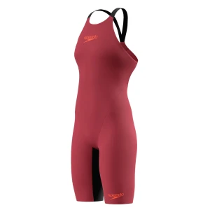 Fato de Banho Competição Speedo Fastskin LZR Pure Valor 2.0 Vermelho Costas Abertas: leve, flexível e hidrodinâmico. Compressão moderada e costas abertas. Aprovado pela World Aquatics.