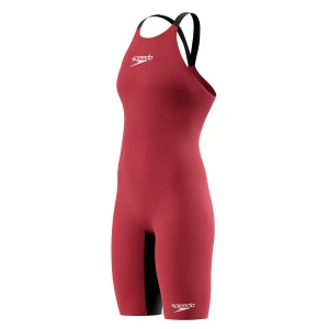 Fato de Banho Competição Speedo Fastskin LZR Pure Valor 2.0 Vermelho Costas Fechadas: leve, flexível e hidrodinâmico. Compressão moderada e costas abertas. Aprovado pela World Aquatics.