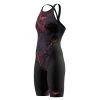 Fato de Banho Competição Speedo Fastskin LZR Pure Valor 2.0 Preto-Fogo Costas Fechadas: leve, flexível e hidrodinâmico. Compressão moderada e costas abertas. Aprovado pela World Aquatics.