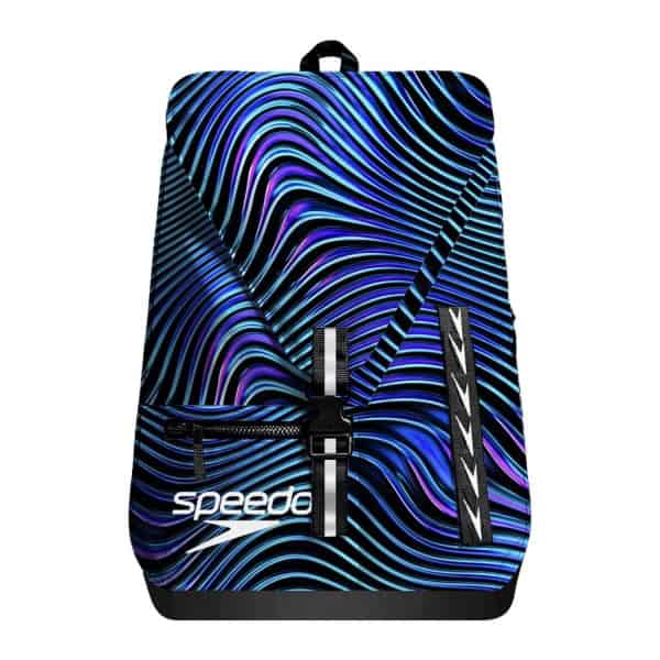A Mochila Speedo 35L Team Tideway Deep Sapphire é resistente, organizada e ideal para treinos e competições, com bolsa removível para separar material molhado e seco.