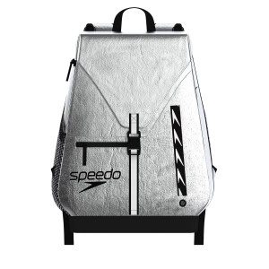 A Mochila Speedo 35L Team Matte Silver é resistente, organizada e ideal para treinos e competições, com bolsa removível para separar material molhado e seco. EDIÇÃO LIMITADA.