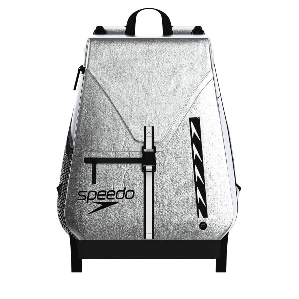 A Mochila Speedo 35L Team Matte Silver é resistente, organizada e ideal para treinos e competições, com bolsa removível para separar material molhado e seco. EDIÇÃO LIMITADA.